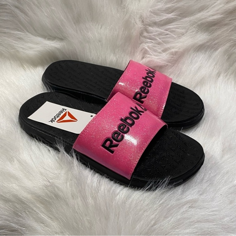Reebok Shoes Slides Women’s Size 5 Plum-Black Lightweight New With Tags